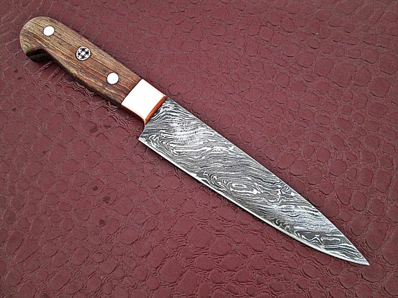 White Deer Forged Paring Knife Pro Chef Cutlery Damascus Steel 1095 HC