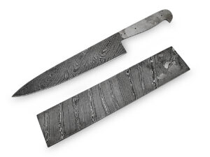 White Deer Damascus Steel LONG TWIST Pattern Billet Forge Welded 10in x 2in x 5.5mm Raw