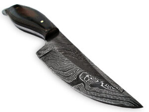 White Deer Expedition Damascus Steel Skinner Knife Micarta Handle