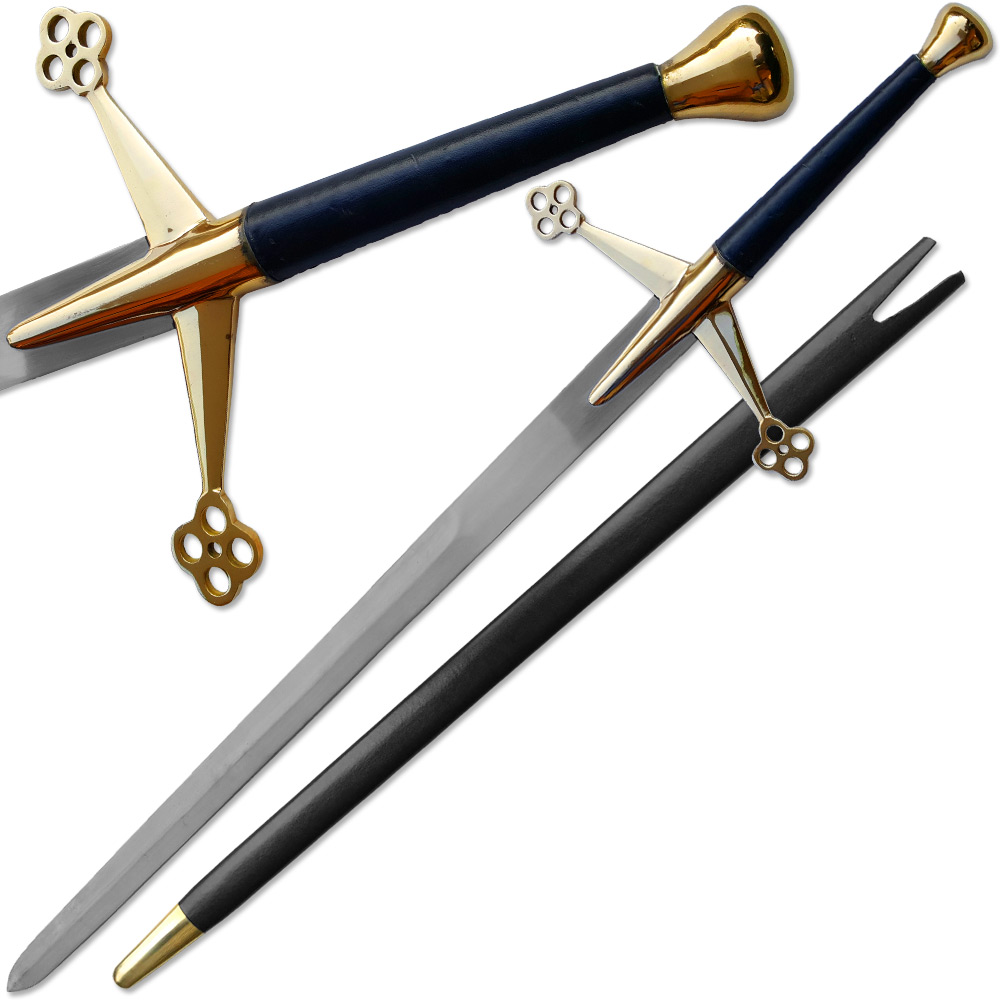 Scottish Highlands Claymore Sword Full Tang 56in European Medieval Two Handed