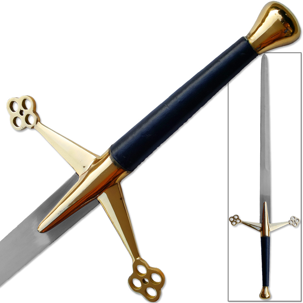 Scottish Highlands Claymore Sword Full Tang 56in European Medieval Two Handed