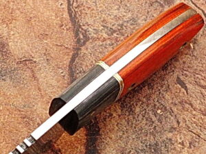 German J2 Hardened Steel Handmade Skinner Knife w Frostwood Handle