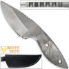 WHITE DEER D2 Steel Knife Blank Drop Point Making Hunting Skinner D-2 Knives