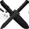 Ultimate Military Jungle Survival Knife Kit w Compass