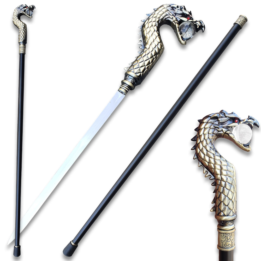 Fighting Dragon  Sword Cane