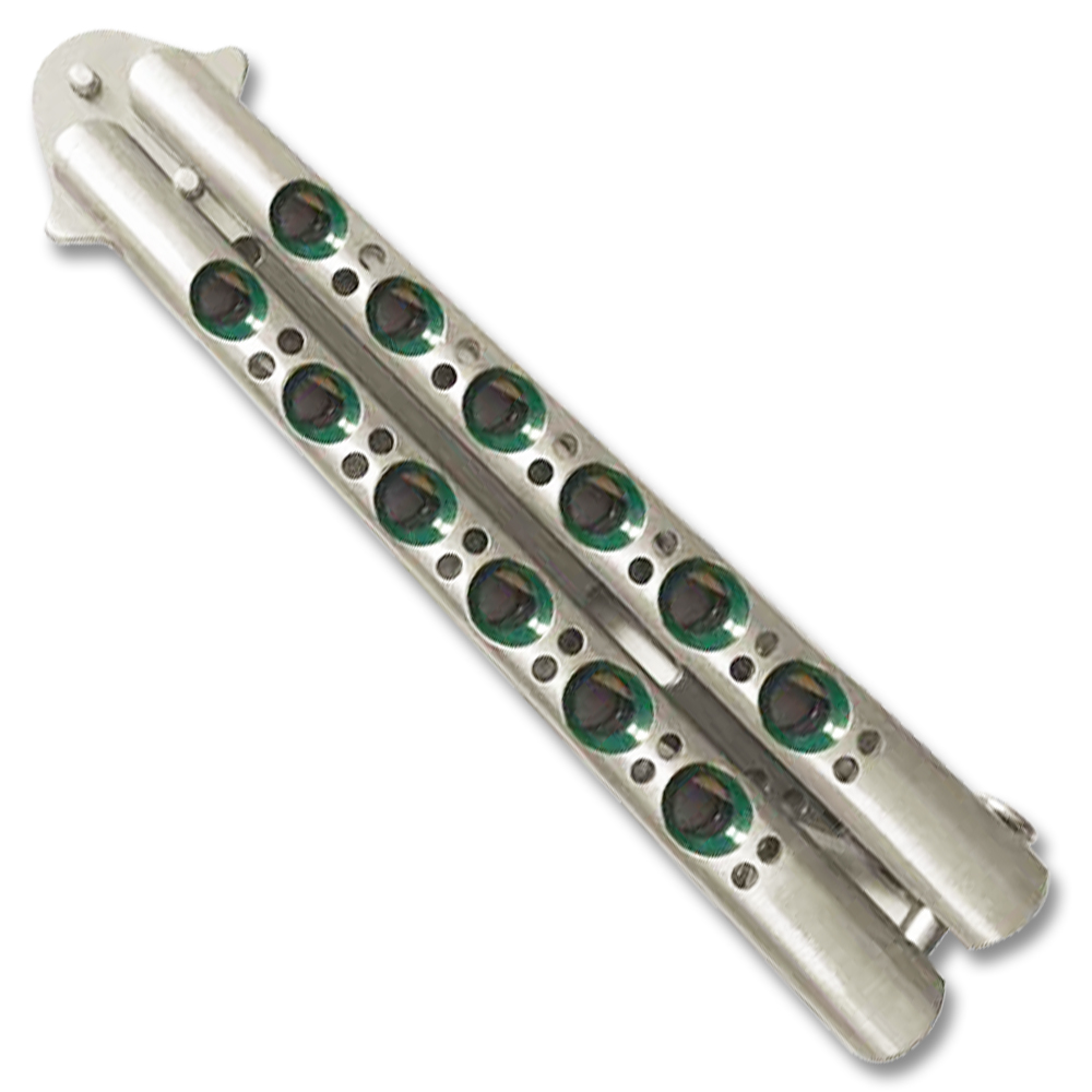 Non-Sharp Trainer Butterfly Green and Silver Blade Ltd. Edition