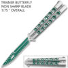 Non-Sharp Trainer Butterfly Green and Silver Blade Ltd. Edition