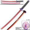 Anime Sword  Larmuroki  Demon Slayer LED Light up Blade Non Sharp