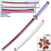 Demon Mitsuri Kanroji Slayer Anime Sword LED Light-Up Metal Blade