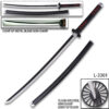 DEMON SLAYER -TANJIRO Kamado Black SWORD LED Light-Up Metal Non Sharp