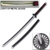 DEMON SLAYER -TANJIRO Kamado Black SWORD LED Light-Up Metal Non Sharp