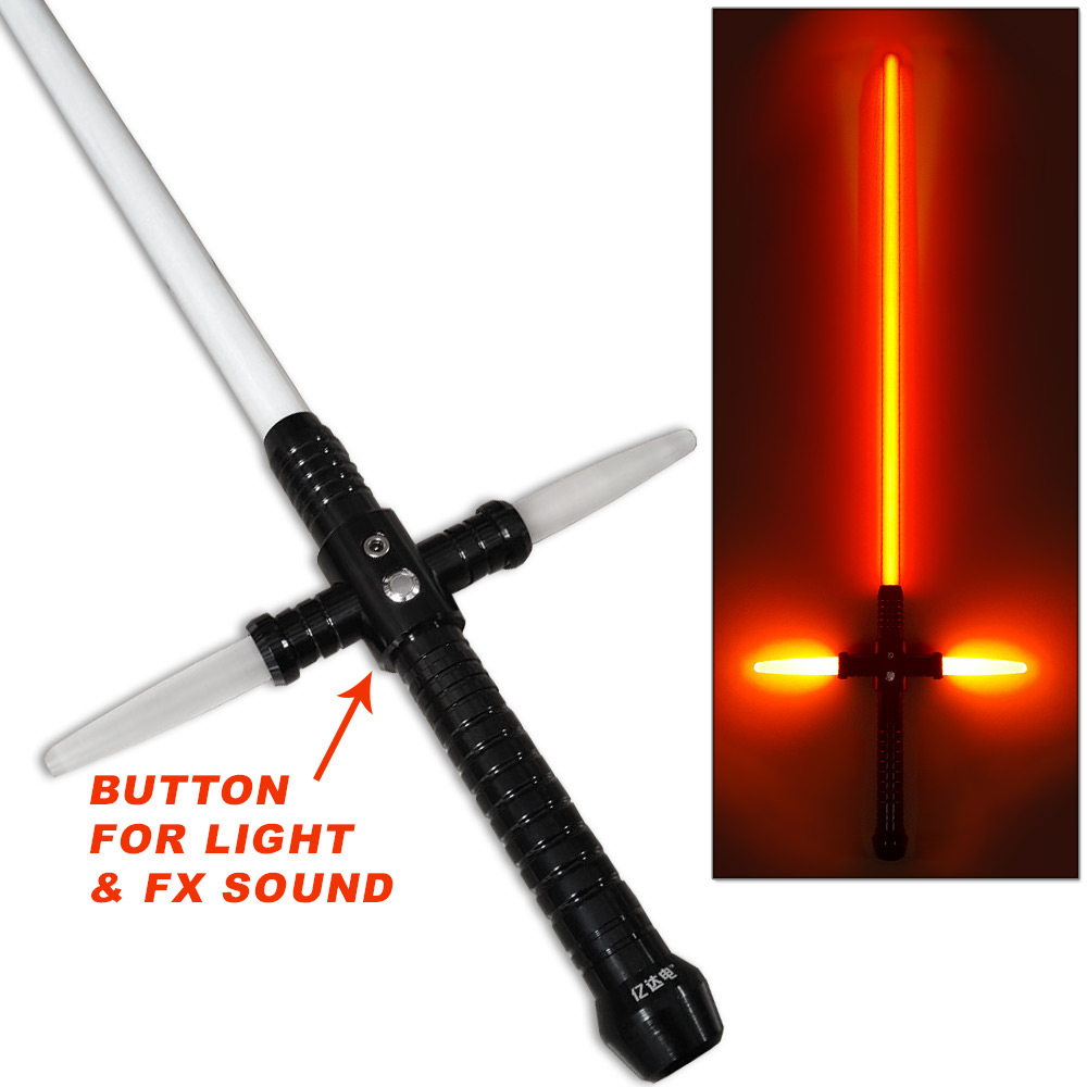 Kylo Ren SFX Light Saber 1:1 RARE Star Wars Rechargeable Metal Base w Sound