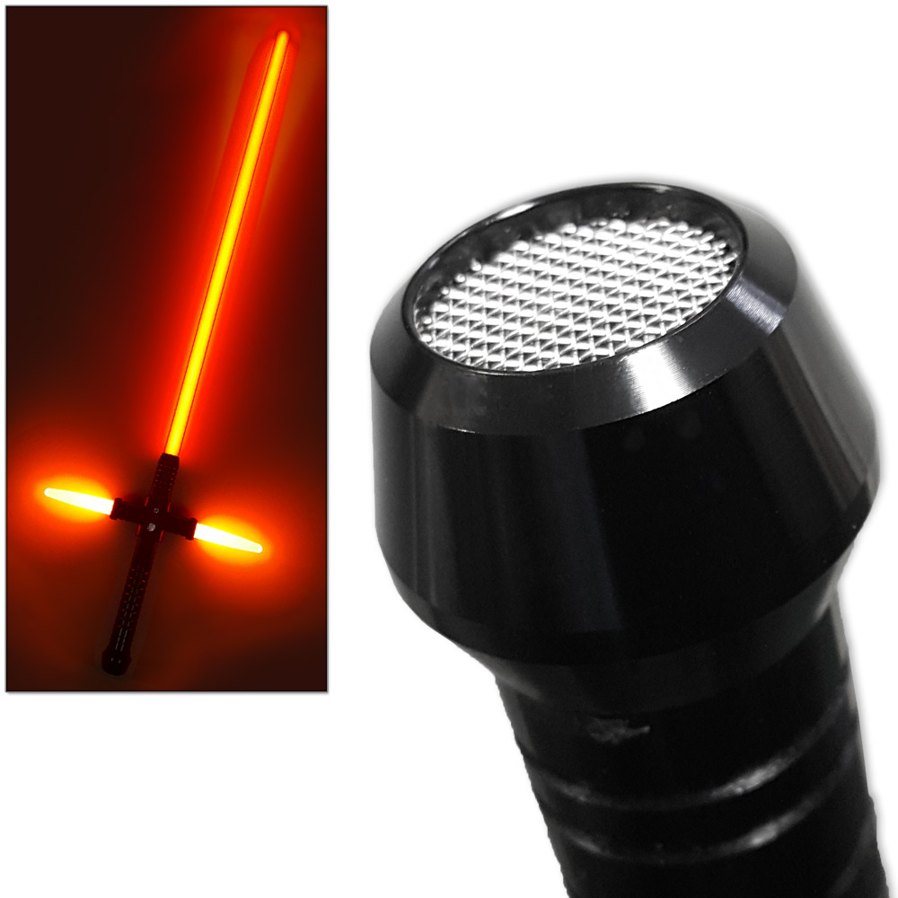 Kylo Ren SFX Light Saber 1:1 RARE Star Wars Rechargeable Metal Base w Sound