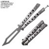 Non-Sharp Trainer Butterfly Matte Silver Blade Ltd. Edition