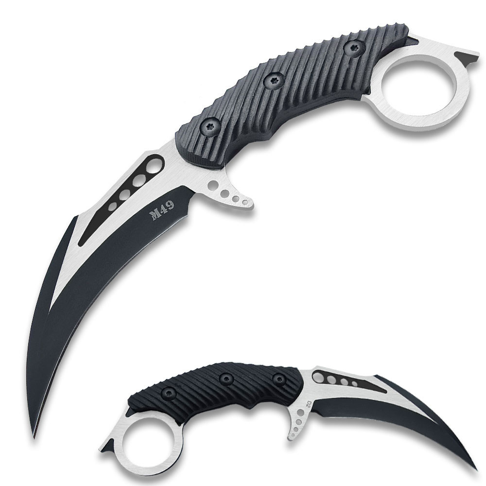 Karambit Tactical G-10 Handle Black Knife
