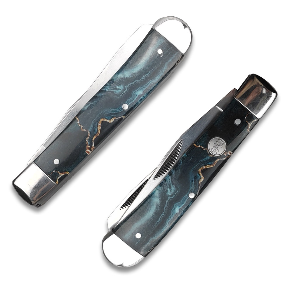 WHITE DEER - TRAPLINE - Folding Knife - Gentleman's Knife - TRAPPER