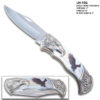 Eagle Lockback Folding Knife  Engraved Bolster