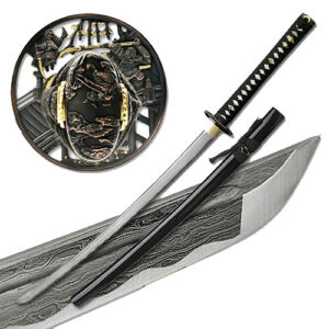 Folded Steel Samurai Sword - 1000+ Layers Battle Ready Ronin Katana