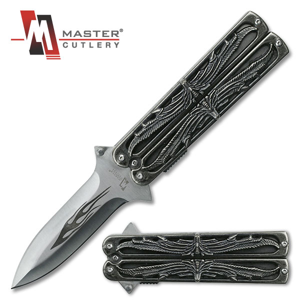 Master USA Double Dragons Falisong Folder Pocket Knife Spear-point Blade