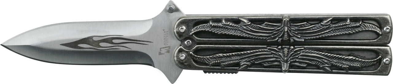 Master USA Double Dragons Falisong Folder Pocket Knife Spear-point Blade