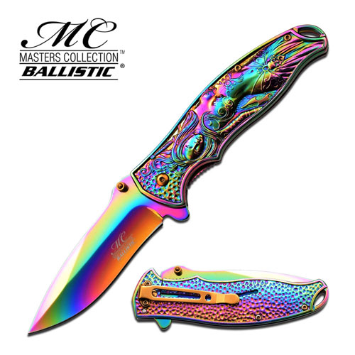 MASTERS COLLECTION SPRING ASSISTED KNIFE TITANIUM COATED