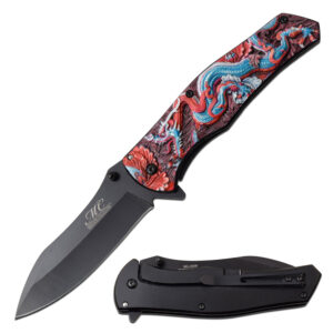 Red Dragon Collection Spring Assisted Knife