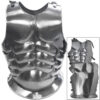 Heroic Cuirass 18ga Functional Armor Carbon Steel Muscles Roman Chest & Back Plates