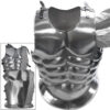 Heroic Cuirass 18ga Functional Armor Carbon Steel Muscles Roman Chest & Back Plates