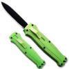 Legends Micro OTF Stiletto Blade Knife Green Out The Front Limited Edition
