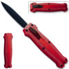 Legends Micro OTF Stiletto Blade Knife Red Out The Front Limited Edition