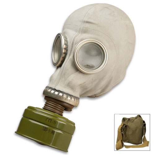 Russian SMS Gas Mask With Filter  And Carry on Bag