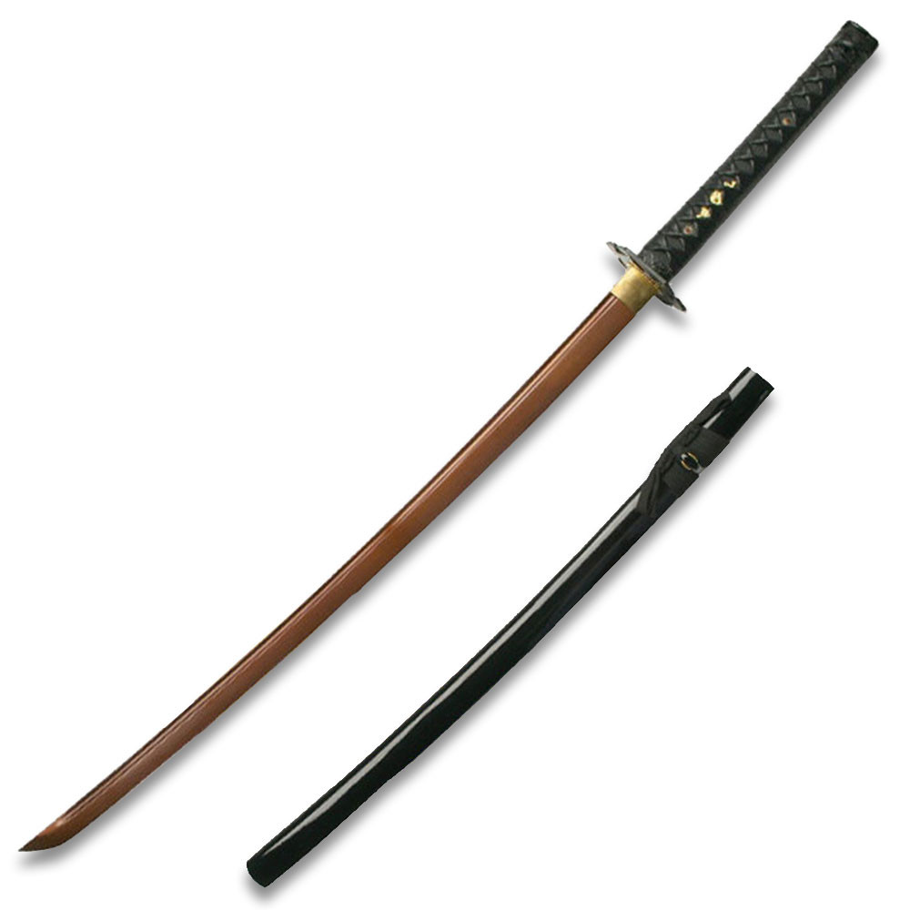 MOSHIRO Battle Ready Katana Red Oxidized 1060 High Carbon Steel Sword