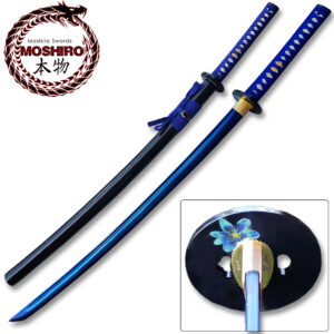 MOSHIRO 1045 High Carbon Steel Blue Blade  Katana