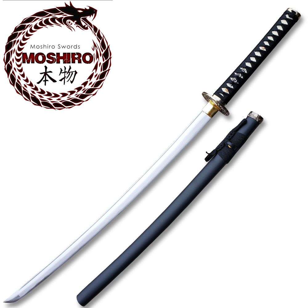 MOSHIRO Classic 1045 High Carbon Steel Black  Scabbard
