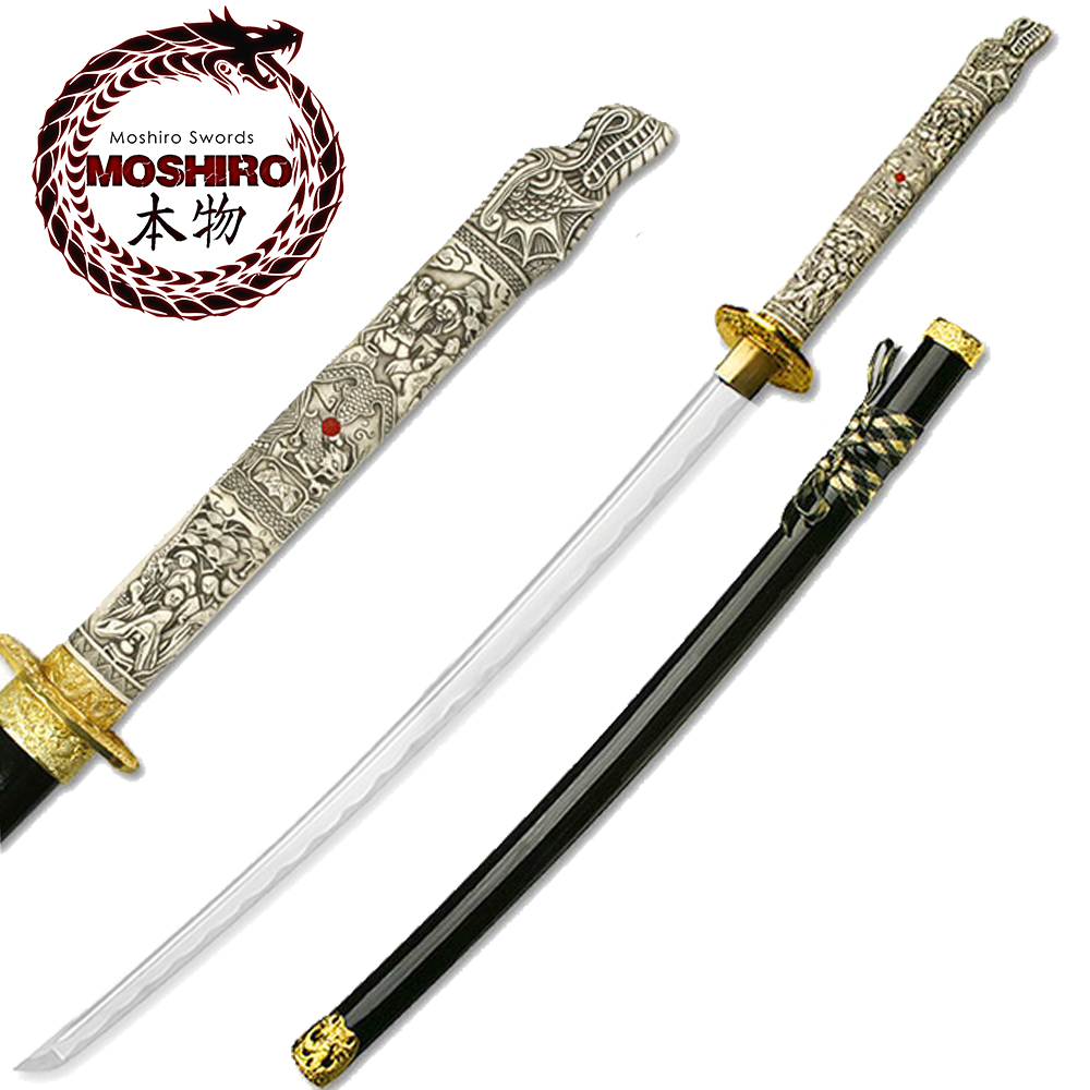 MOSHIRO 3rd Gen Highlander Connor MacLeod Katana Sword Close Mouth