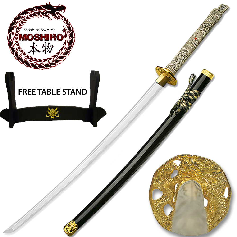 MOSHIRO 3rd Gen Highlander Connor MacLeod Katana Sword Close Mouth