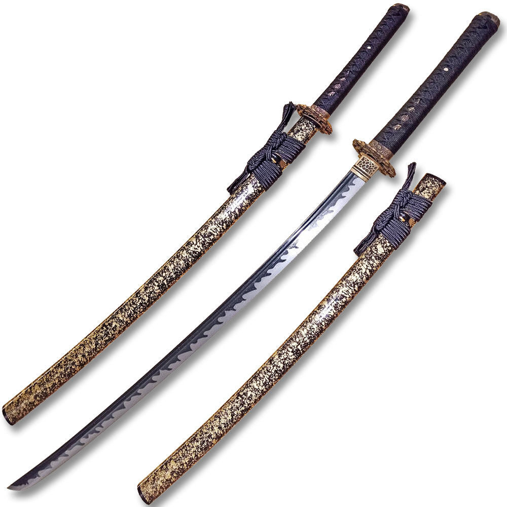 MOSHIRO 65Mn Spring Steel Hand Forge Katana Sword  Unique Scabbard