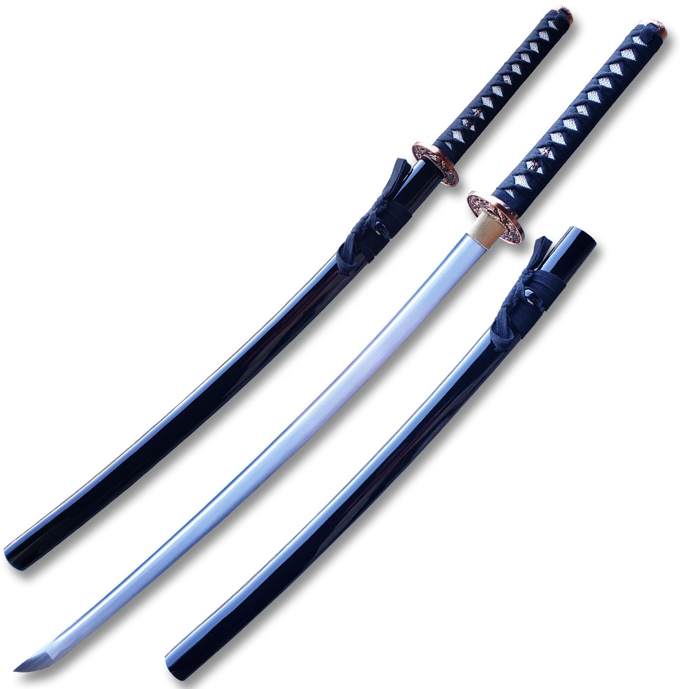 MOSHIRO Nightmare Guard 1045 High Carbon Steel Black  Scabbard