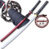 MOSHIRO 1045 High Carbon Steel Red  Glossy Scabbard