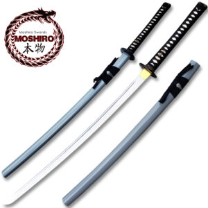 MOSHIRO 1095 High Carbon Steel Grey Glossy Scabbard