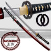MOSHIRO - 1060 Carbon Steel - Best Miyamoto Sword Red