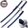 Hand Forged MOSHIRO 1045 High Carbon Steel Blue Glossy Scabbard