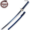 Hand Forged MOSHIRO 1045 High Carbon Steel Blue Glossy Scabbard