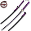 Hand Forged MOSHIRO 1045 High Carbon Steel Purple Glossy Scabbard