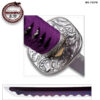Hand Forged MOSHIRO 1045 High Carbon Steel Purple Glossy Scabbard