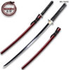 Hand Forged MOSHIRO 1045 High Carbon Steel Red Glossy Scabbard