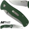 MTech USA Scouts Folder Knife 440 Stainless Steel Green