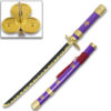 One Piece - Roronoa Zoro's Purple "Enma" Katana 16.5" Not Sharp