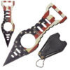 MTech USA Flag NECK KNIFE 4.45" OVERALL
