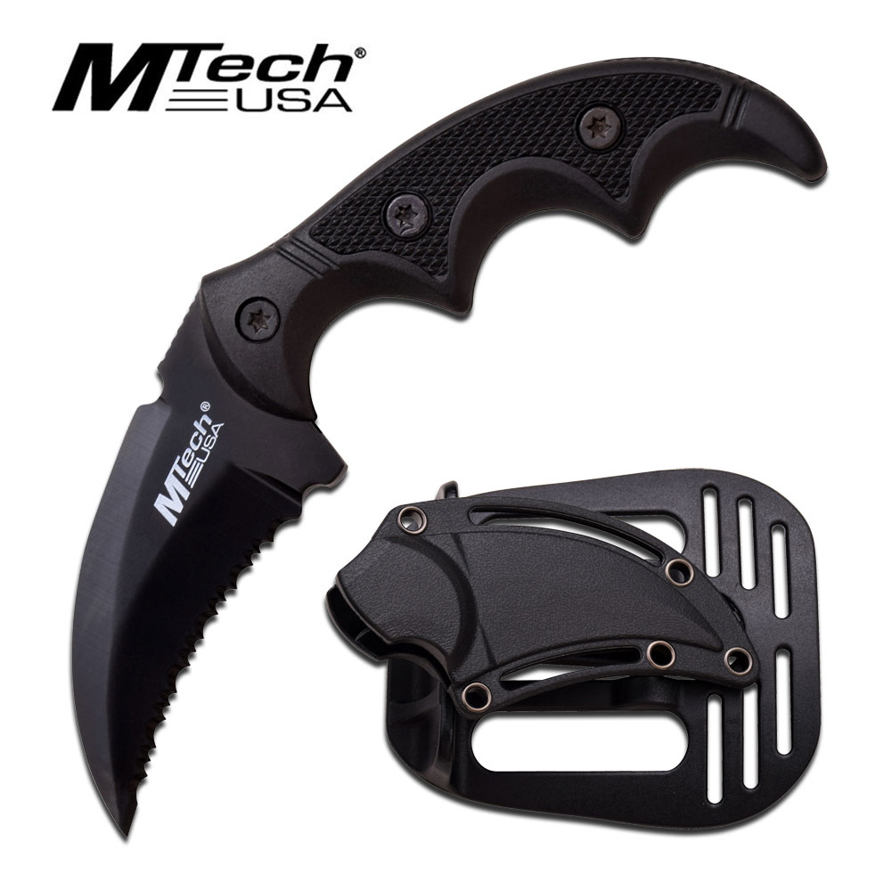 MTech USA FIXED BLADE KNIFE 5" OVERALL